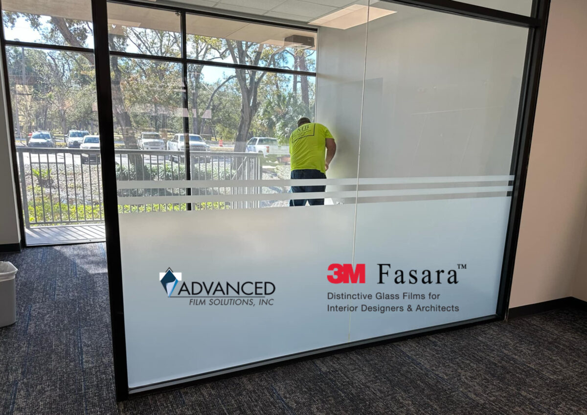 Daytime Privacy Window Film, Tampa Advanced Film Solutions